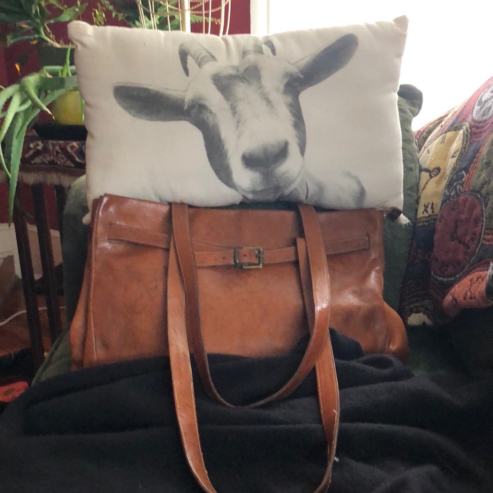 Furla Rich Cognac-color Leather Bag